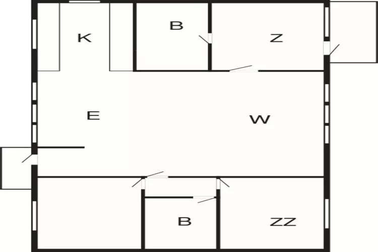 8 person holiday home in Vinderup-By Traum-Floor plan