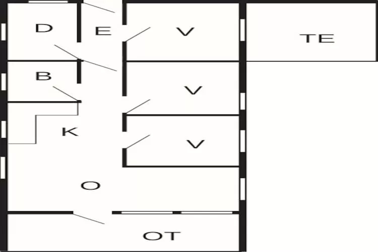 6 person holiday home in Rødby-By Traum-Floor plan