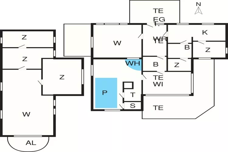 11 Personen Ferienhaus in Thisted-By Traum-Grundriss