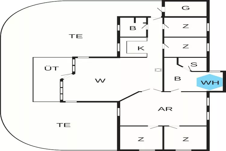 Maison de vacances pour 12 a Rødby-By Traum-Plan