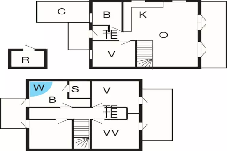 8 Personen Ferienhaus in Gjern-By Traum-Grundriss