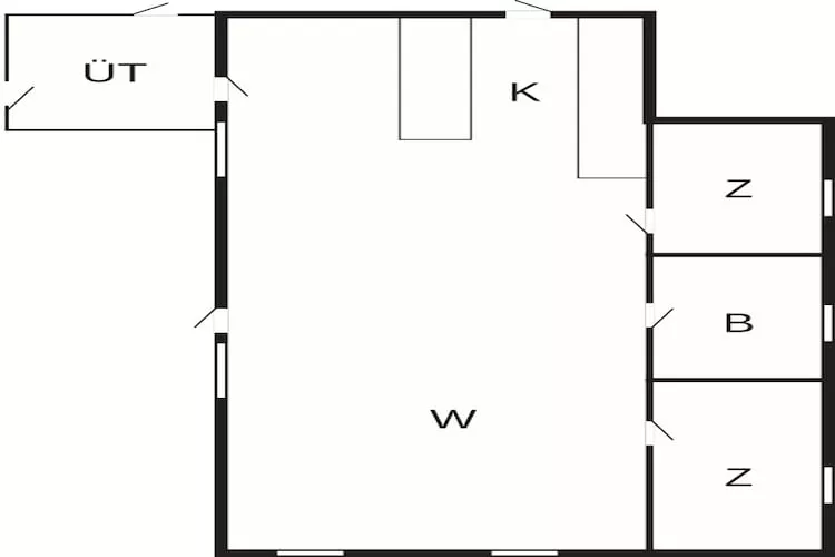 4 person holiday home in Fårvang-By Traum-Floor plan