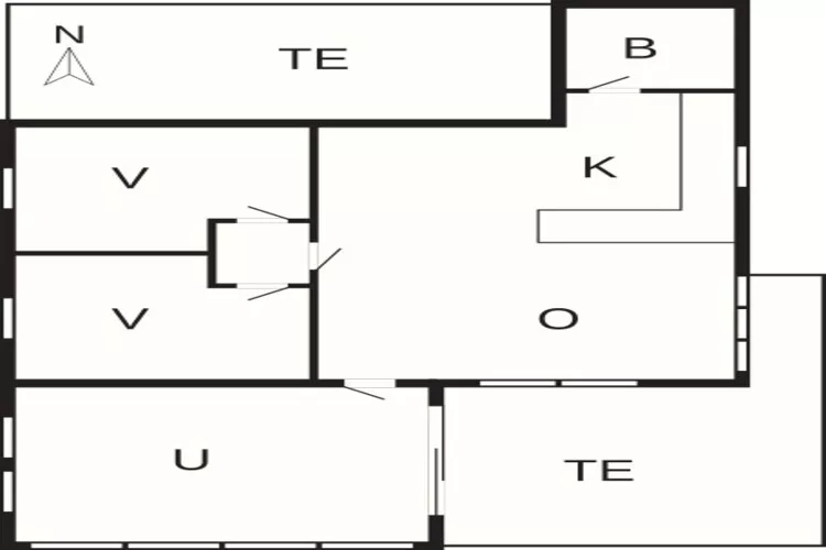 4 person holiday home in Ålbæk-Floor plan