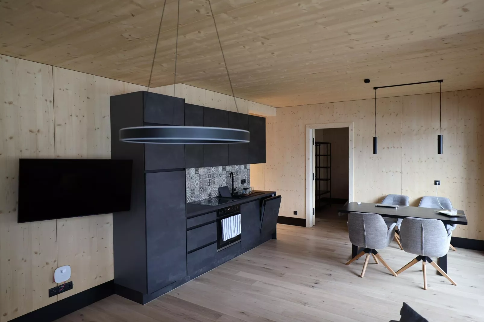 Ferienwohnungen Mieders-Salle à manger