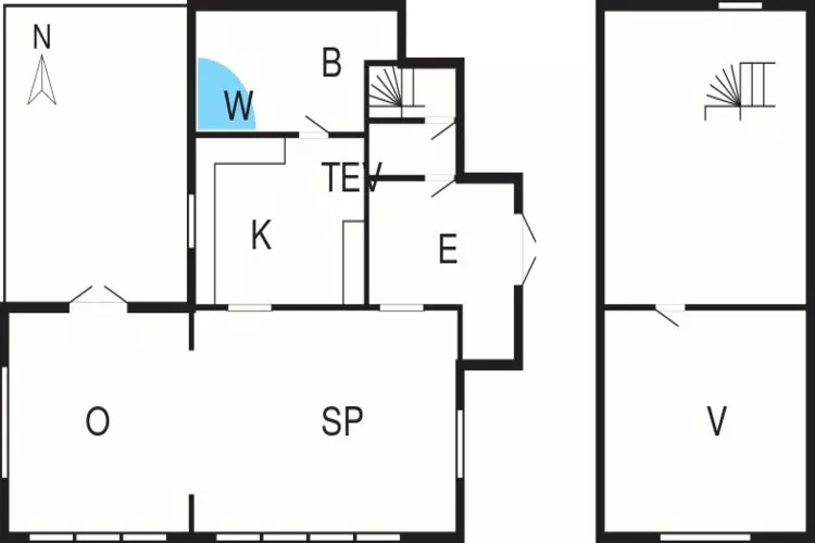 5 person holiday home in MARIESTAD-By Traum-Floor plan