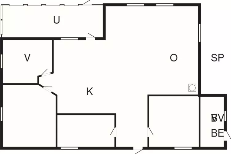 6 person holiday home in Tvååker-By Traum-Floor plan