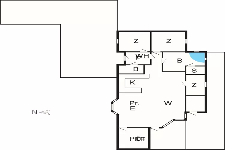 6 person holiday home in Børkop-By Traum-Floor plan