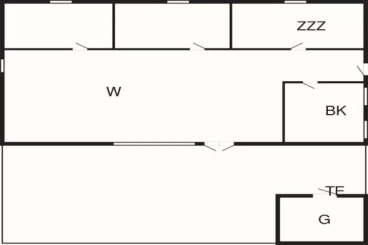 6 person holiday home in Nexø-By Traum-Floor plan
