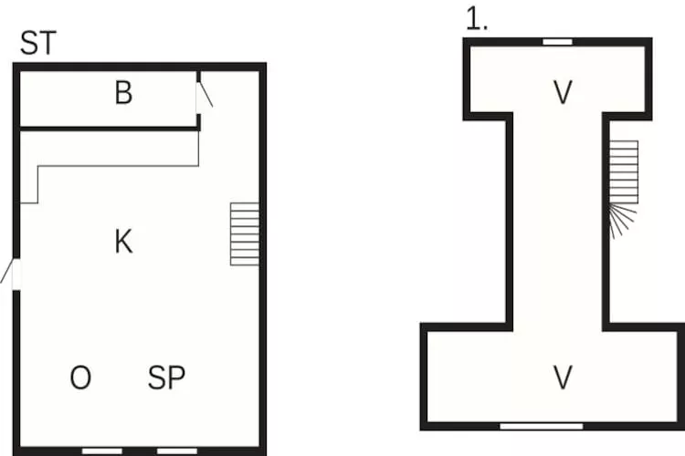 Maison de vacances pour 4 a SLITE-Plan