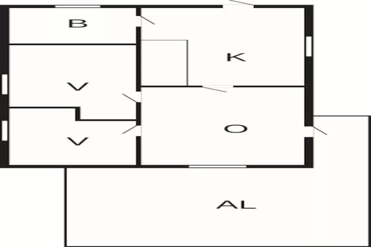 4 person holiday home in HÄLLEVADSHOLM-By Traum-Floor plan