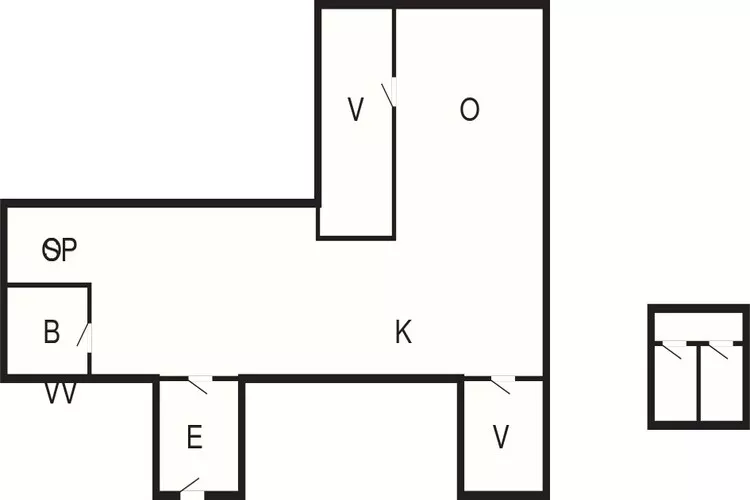 Charming Cottage near Beach - By Traum Ferienwohnungen-Floor plan