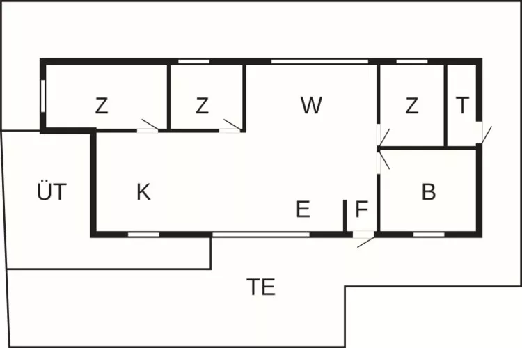 7 person holiday home in Hadsund-By Traum-Floor plan