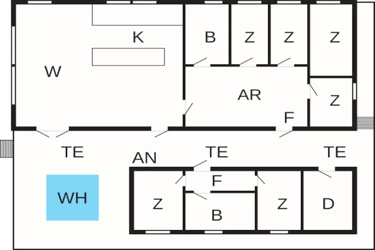 12 person holiday home in Harboøre-By Traum-Floor plan