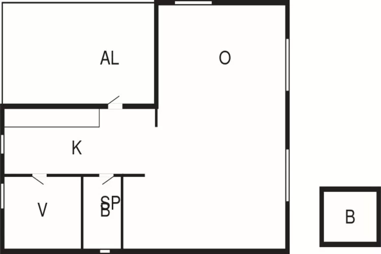 4 Personen Ferienhaus in LJUSDAL-By Traum-Grundriss
