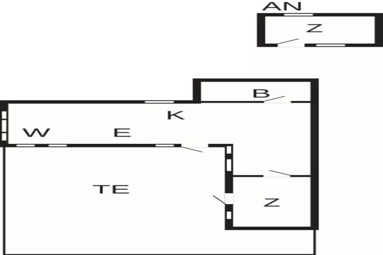 Retraite confortable a Ellinge Lyng -- By Traum Ferienwohnungen-Plan