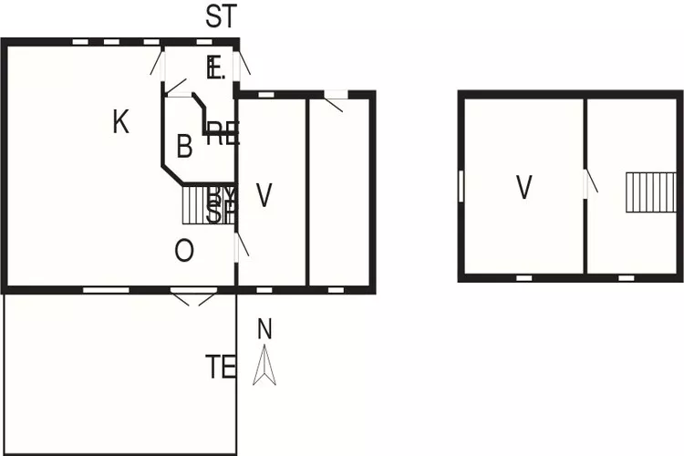 5 person holiday home in Øster Assels-By Traum-Floor plan