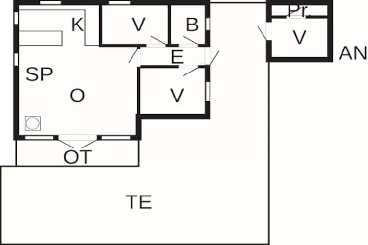 6 Personen Ferienhaus in Ålbæk-By Traum-Grundriss