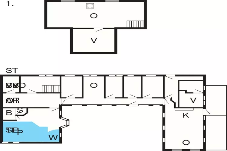 16 Personen Ferienhaus in Skjern-By Traum-Grundriss