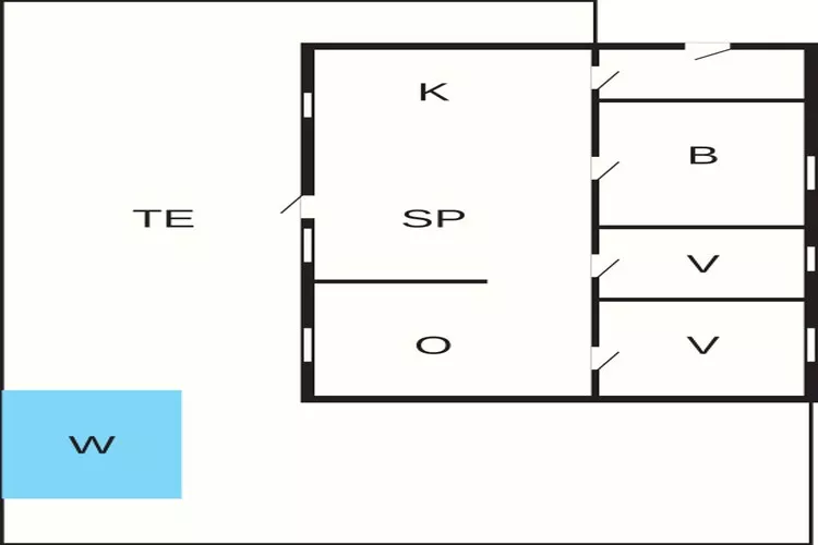 Maison de vacances pour 3 a Esbjerg V-By Traum-Plan