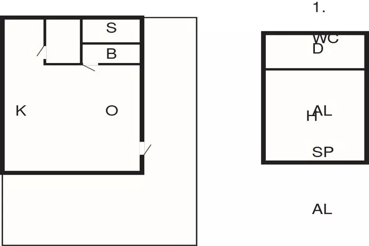 Maison de vacances pour 4 a PÅRYD-By Traum-Plan