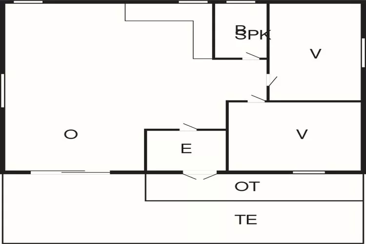 4 person holiday home in Jægerspris-By Traum-Floor plan