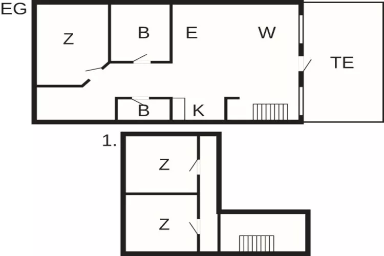 Maison de vacances pour 6 a Brovst-By Traum-Plan