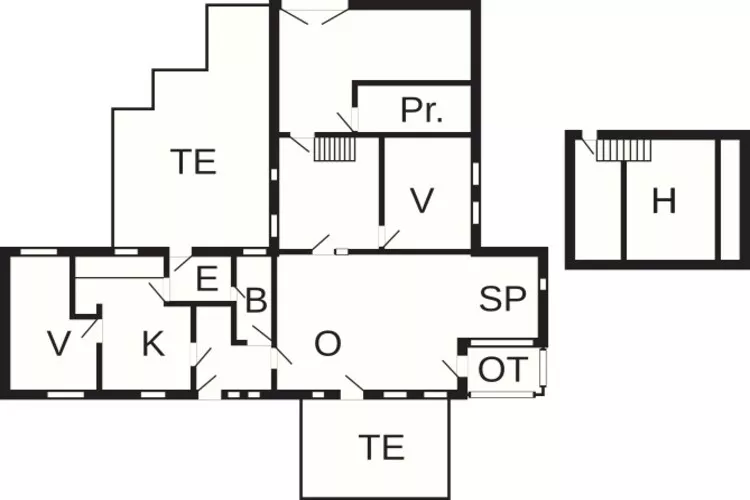8 person holiday home in Løkken-By Traum-Floor plan