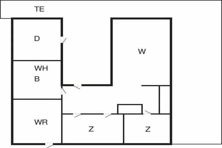 Maison de vacances pour 6 a Hejls-By Traum-Plan