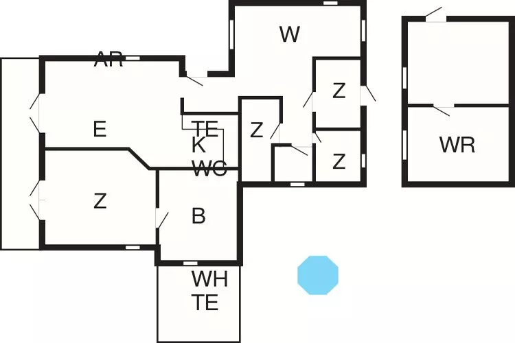 6 Personen Ferienhaus in Ebeltoft-By Traum-Grundriss