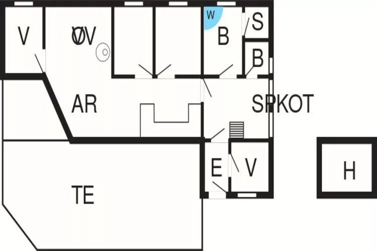 10 Personen Ferienhaus in Tarm-By Traum-Grundriss