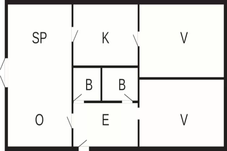 Maison de vacances pour 4 a Rudkøbing-By Traum-Plan
