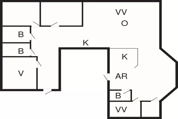 10 person holiday home in Farsø-By Traum-Floor plan