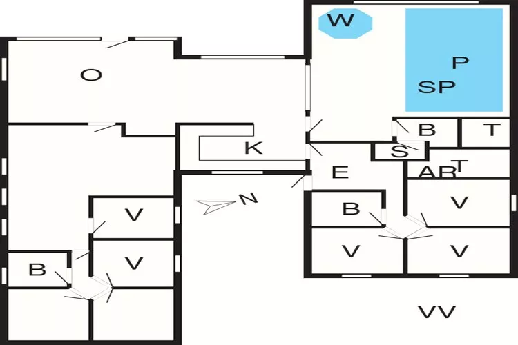 Luxury Retreat in Blavand - By Traum Ferienwohnungen-Floor plan