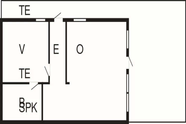 4 Personen Ferienhaus in Allinge-By Traum-Grundriss
