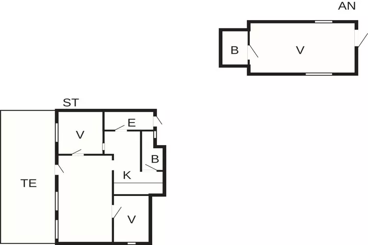 Maison de vacances pour 6 a Nexø-By Traum-Plan