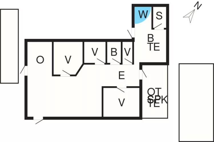 Maison de vacances pour 8 a Ebberup-By Traum-Plan d'étage