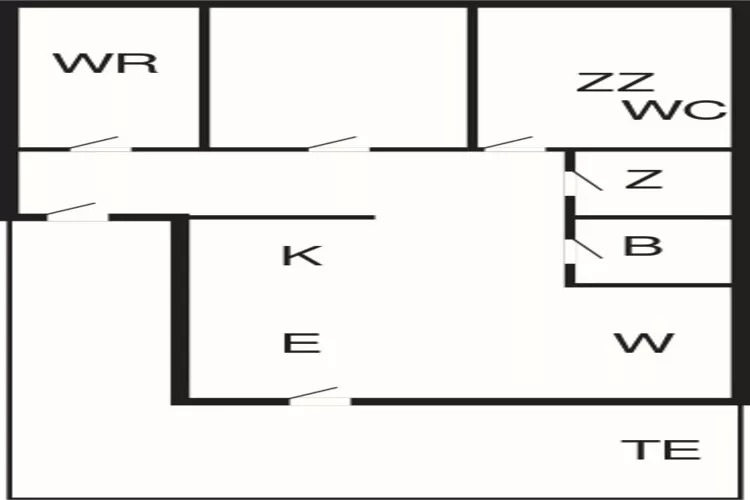 6 person holiday home in Passebekk-By Traum-Floor plan