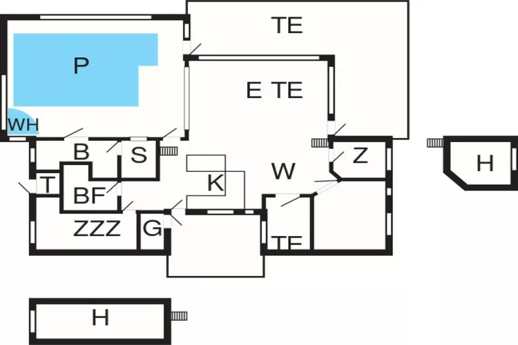 14 Personen Ferienhaus in Blokhus-By Traum-Grundriss