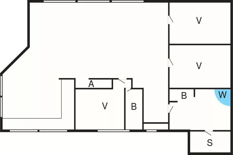 8 Personen Ferienhaus in Glesborg-By Traum-Grundriss