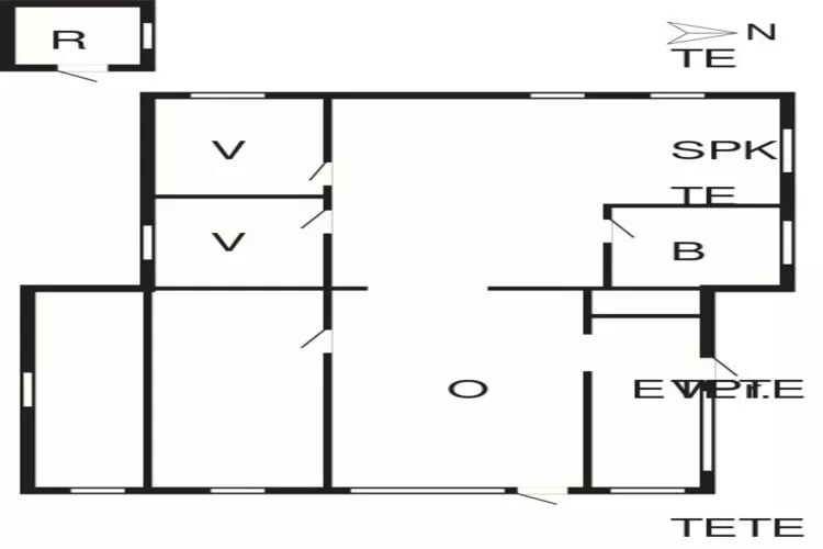 7 Personen Ferienhaus in Bjert-By Traum-Grundriss