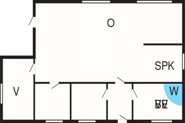 8 person holiday home in Otterup-By Traum-Floor plan