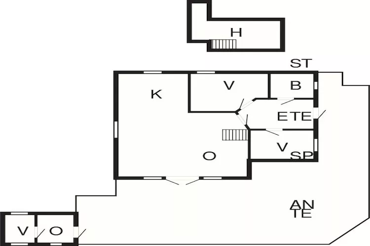 8 person holiday home in Højslev-By Traum-Floor plan