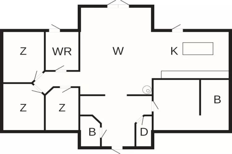 5 person holiday home in ULRICEHAMN-By Traum-Floor plan