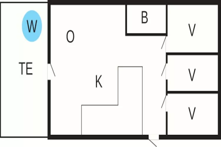 8 person holiday home in Struer-By Traum-Floor plan