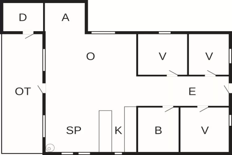 8 Personen Ferienhaus in Højslev-By Traum-Grundriss