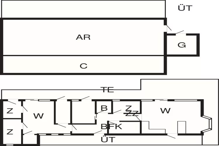 10 person holiday home in Ry-By Traum-Floor plan