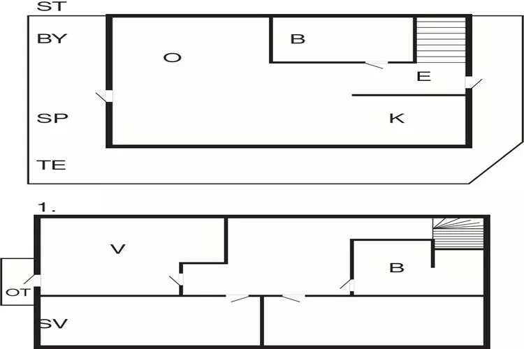 5 person holiday home in Rauland-By Traum-Floor plan