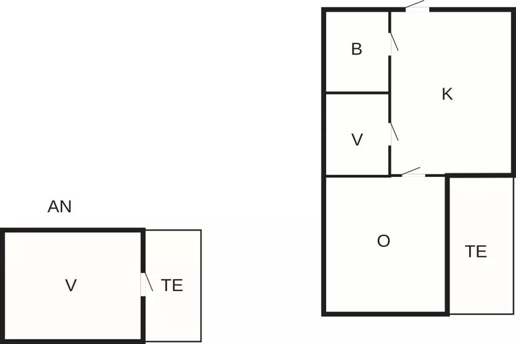 6 person holiday home in Mönsterås-By Traum-Floor plan