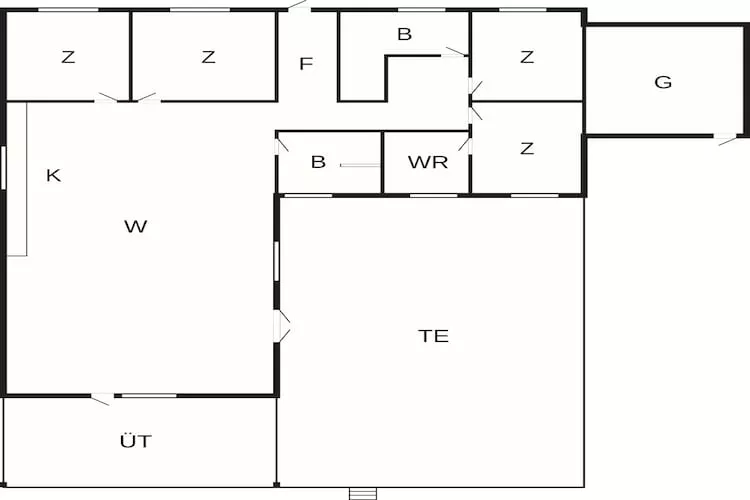 9 person holiday home in Skibby-Floor plan