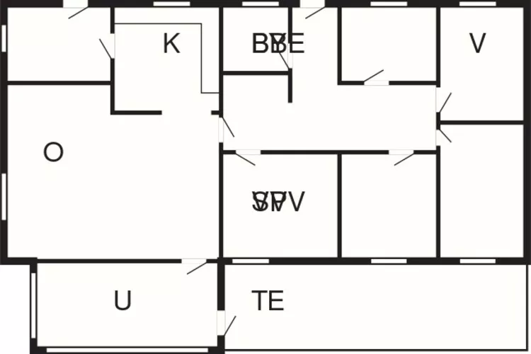8 person holiday home in Struer-By Traum-Floor plan